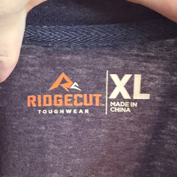 Men's Short Sleeve Tee with Fish Graphic - Dark Blue - Picture 2 of 4